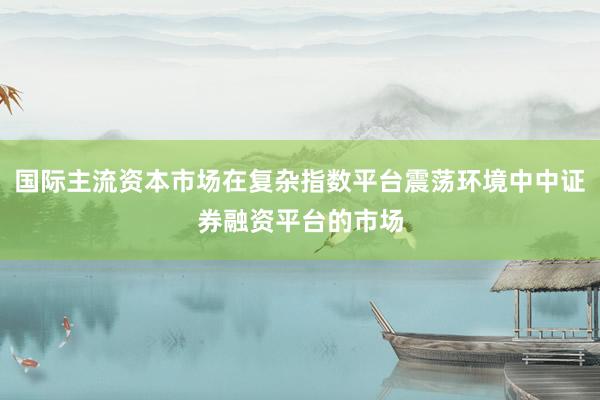 国际主流资本市场在复杂指数平台震荡环境中中证券融资平台的市场