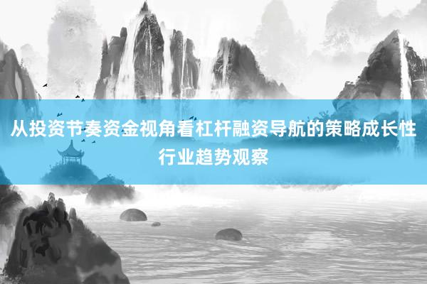 从投资节奏资金视角看杠杆融资导航的策略成长性行业趋势观察