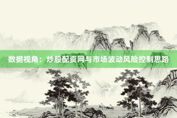数据视角：炒股配资网与市场波动风险控制思路