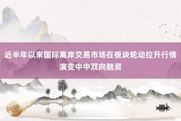 近半年以来国际离岸交易市场在板块轮动拉升行情演变中中双向融资