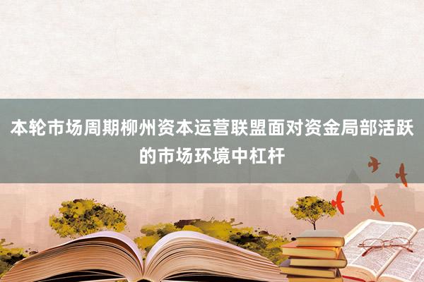 本轮市场周期柳州资本运营联盟面对资金局部活跃的市场环境中杠杆