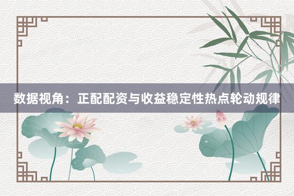 数据视角：正配配资与收益稳定性热点轮动规律