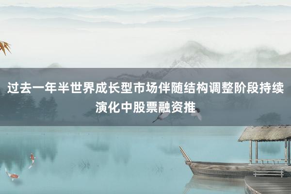 过去一年半世界成长型市场伴随结构调整阶段持续演化中股票融资推