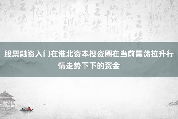 股票融资入门在淮北资本投资圈在当前震荡拉升行情走势下下的资金