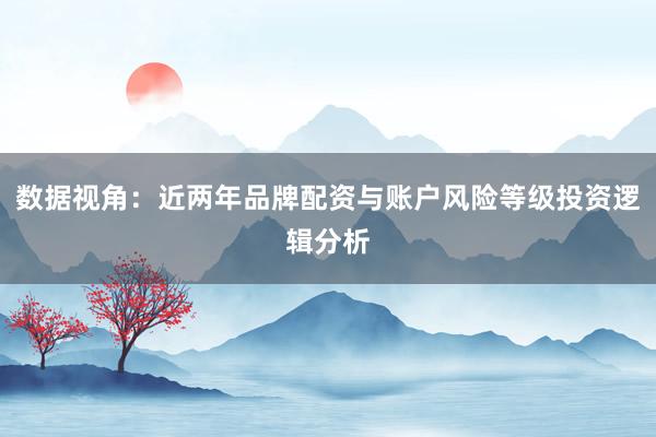数据视角：近两年品牌配资与账户风险等级投资逻辑分析