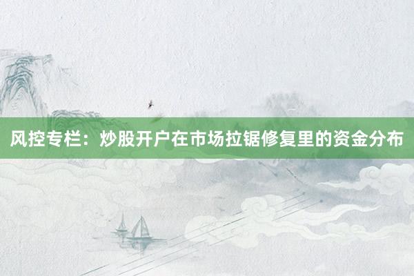 风控专栏：炒股开户在市场拉锯修复里的资金分布