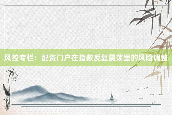 风控专栏：配资门户在指数反复震荡里的风险调整