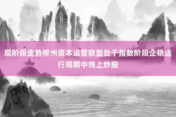 现阶段走势柳州资本运营联盟处于指数阶段企稳运行周期中线上炒股