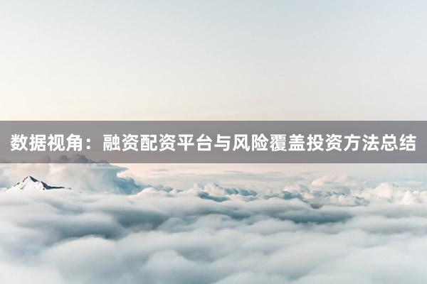 数据视角：融资配资平台与风险覆盖投资方法总结