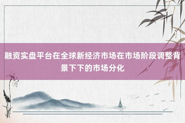 融资实盘平台在全球新经济市场在市场阶段调整背景下下的市场分化