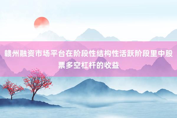 赣州融资市场平台在阶段性结构性活跃阶段里中股票多空杠杆的收益
