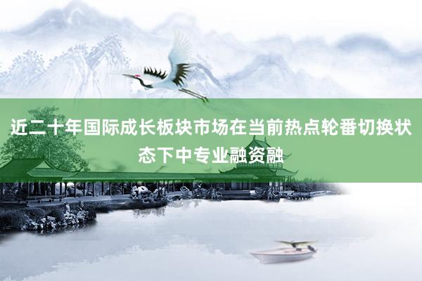 近二十年国际成长板块市场在当前热点轮番切换状态下中专业融资融