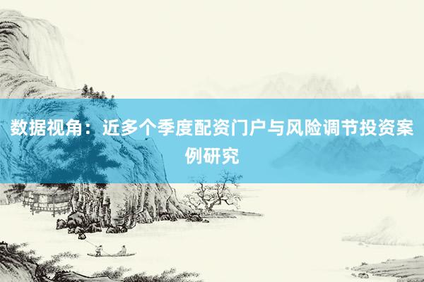 数据视角：近多个季度配资门户与风险调节投资案例研究
