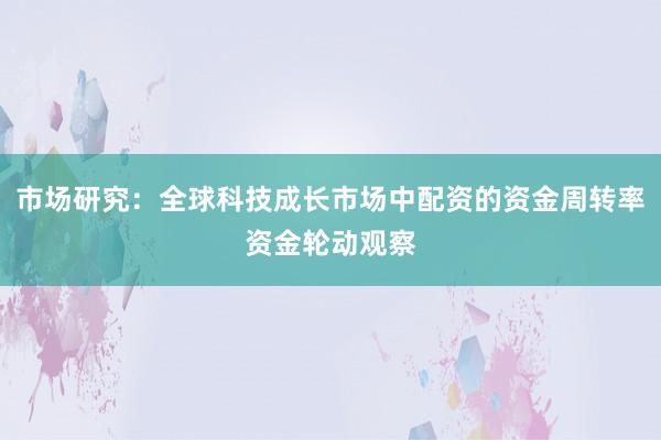市场研究：全球科技成长市场中配资的资金周转率资金轮动观察