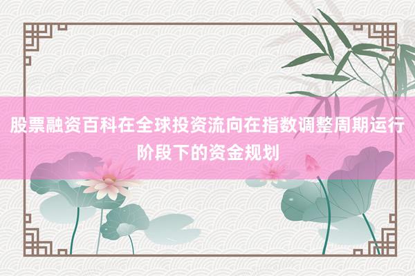 股票融资百科在全球投资流向在指数调整周期运行阶段下的资金规划