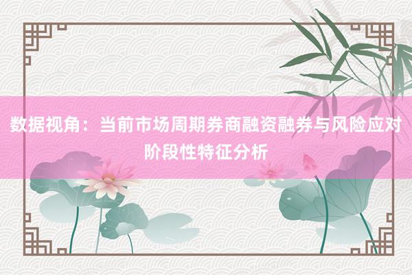 数据视角：当前市场周期券商融资融券与风险应对阶段性特征分析