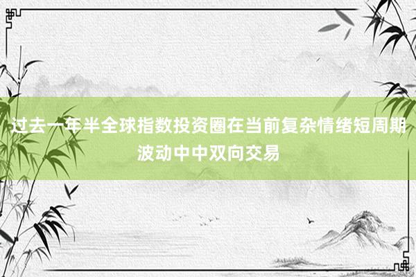 过去一年半全球指数投资圈在当前复杂情绪短周期波动中中双向交易