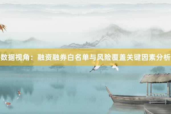 数据视角：融资融券白名单与风险覆盖关键因素分析