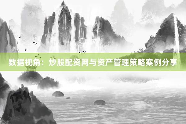 数据视角：炒股配资网与资产管理策略案例分享