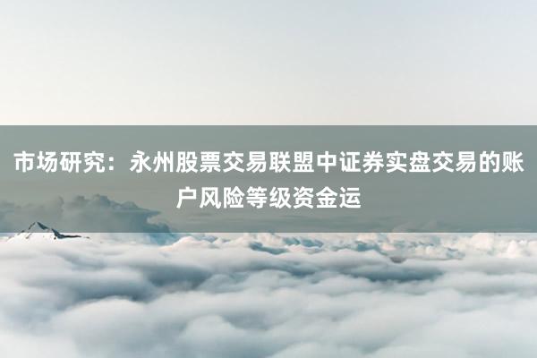 市场研究：永州股票交易联盟中证券实盘交易的账户风险等级资金运