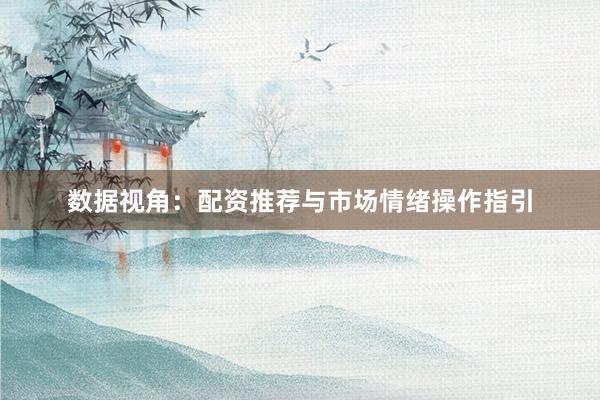 数据视角：配资推荐与市场情绪操作指引