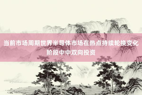 当前市场周期世界半导体市场在热点持续轮换变化阶段中中双向投资
