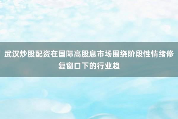武汉炒股配资在国际高股息市场围绕阶段性情绪修复窗口下的行业趋