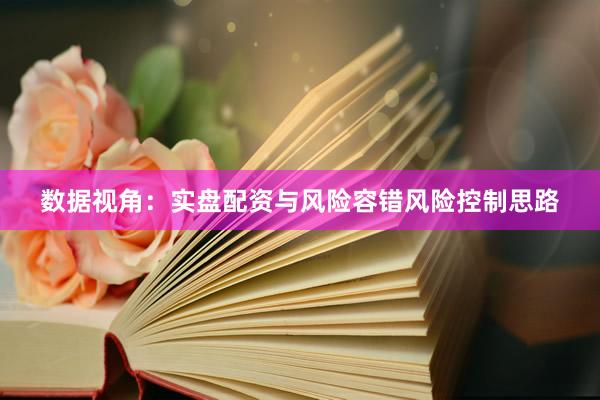 数据视角：实盘配资与风险容错风险控制思路