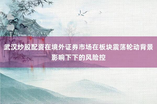 武汉炒股配资在境外证券市场在板块震荡轮动背景影响下下的风险控