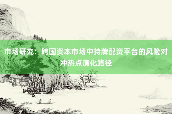 市场研究：跨国资本市场中持牌配资平台的风险对冲热点演化路径