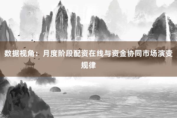 数据视角：月度阶段配资在线与资金协同市场演变规律