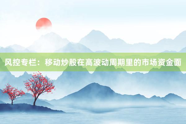 风控专栏：移动炒股在高波动周期里的市场资金面