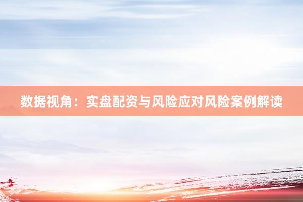 数据视角：实盘配资与风险应对风险案例解读