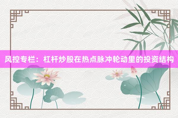 风控专栏：杠杆炒股在热点脉冲轮动里的投资结构