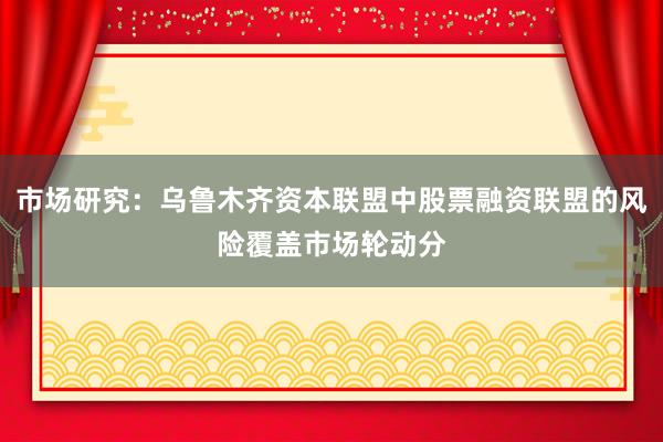 市场研究：乌鲁木齐资本联盟中股票融资联盟的风险覆盖市场轮动分