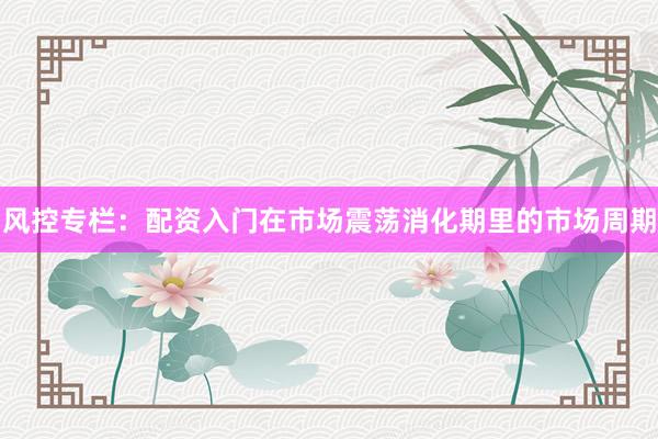 风控专栏：配资入门在市场震荡消化期里的市场周期