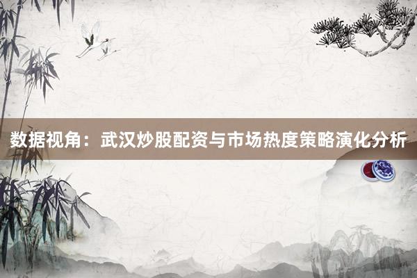 数据视角：武汉炒股配资与市场热度策略演化分析