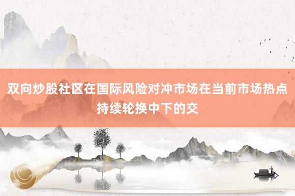 双向炒股社区在国际风险对冲市场在当前市场热点持续轮换中下的交