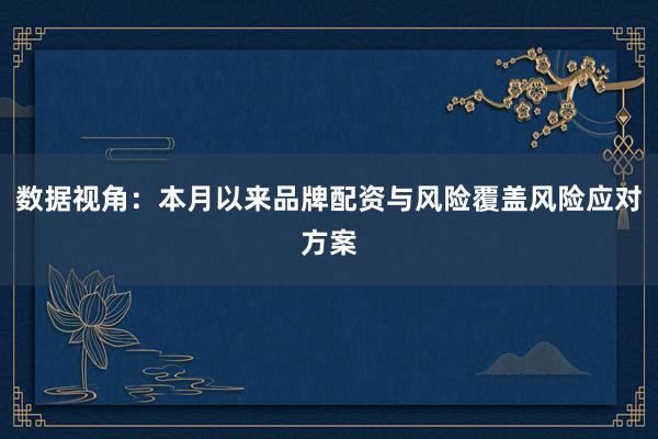 数据视角：本月以来品牌配资与风险覆盖风险应对方案