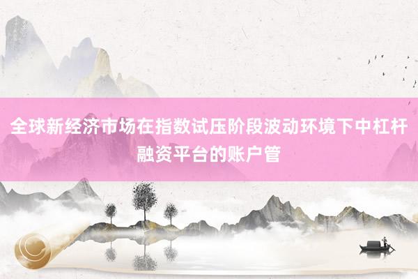 全球新经济市场在指数试压阶段波动环境下中杠杆融资平台的账户管