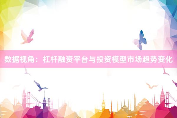 数据视角：杠杆融资平台与投资模型市场趋势变化