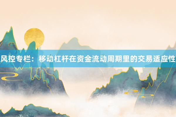 风控专栏：移动杠杆在资金流动周期里的交易适应性
