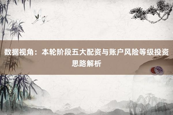 数据视角：本轮阶段五大配资与账户风险等级投资思路解析