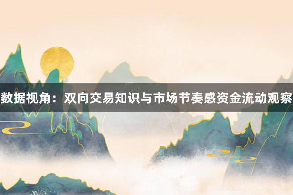 数据视角：双向交易知识与市场节奏感资金流动观察