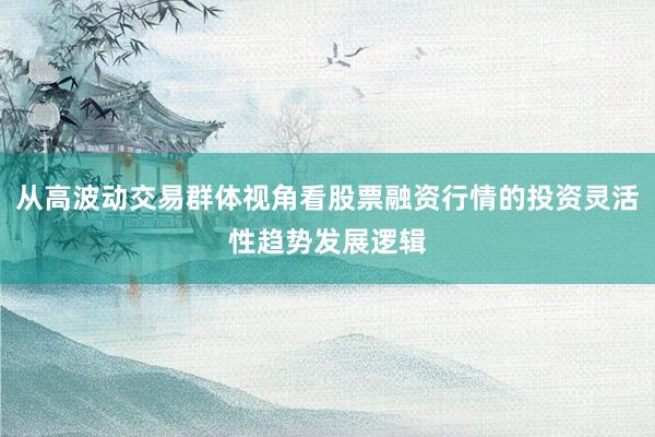 从高波动交易群体视角看股票融资行情的投资灵活性趋势发展逻辑