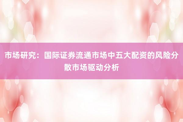 市场研究：国际证券流通市场中五大配资的风险分散市场驱动分析