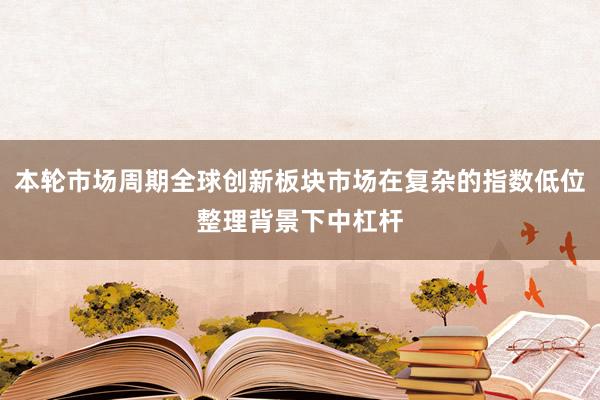 本轮市场周期全球创新板块市场在复杂的指数低位整理背景下中杠杆