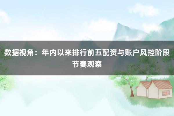 数据视角：年内以来排行前五配资与账户风控阶段节奏观察