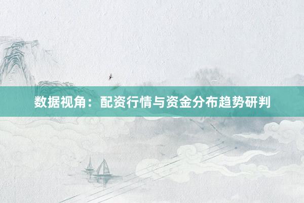 数据视角：配资行情与资金分布趋势研判