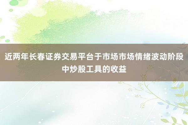 近两年长春证券交易平台于市场市场情绪波动阶段中炒股工具的收益
